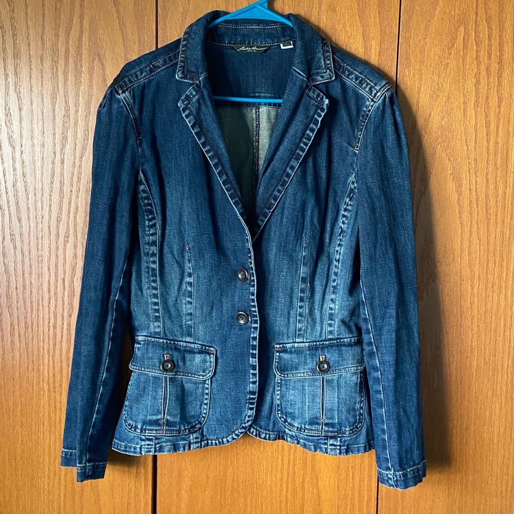 Eddie Bauer Jean jacket Size L